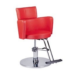 Fotel fryzjerski LUIGI BR-3927 czerwony - Mebel fryzjerski LUIGI BR-3927 | Nowy